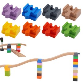 Neueins Track Coupling Parts for Wooden Rails and Blocks Together Compatible