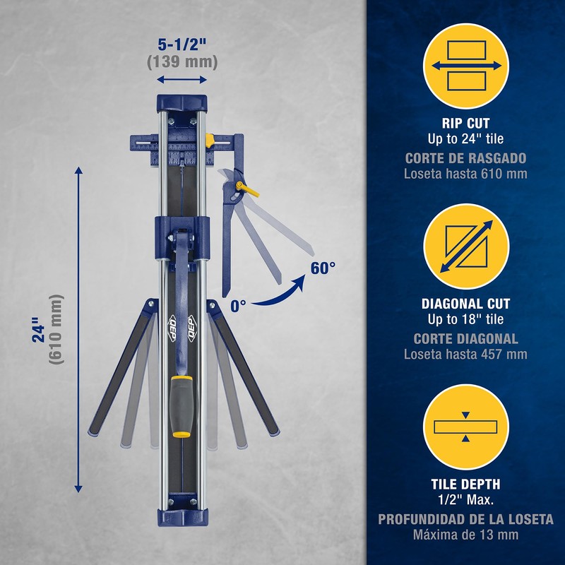 QEP 10624Q 24" Slimline Professional Tile Cutter