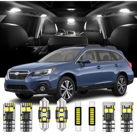 AENVTOL 12 Pieces Interior LED Lights fit for Subaru Outback 2010-2019 LED Interior Bulb with Install Tool