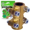 Drilling Clamp Diameter 22 mm Brass for Copper Pipe -
