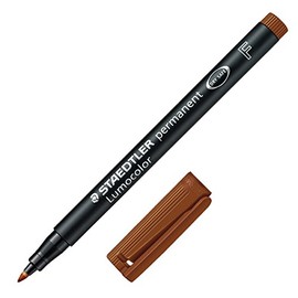 Staedtler 318-7 - Marcador permanente (Brown, Black,Brown, Polypropylene, 0.6 mm, 1 pc(s))