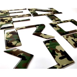AFX 3D CAMOUFLAGE DOMED RAISED TAILGATE LETTER FOR NISSAN FRONTIER 2025 US MADE