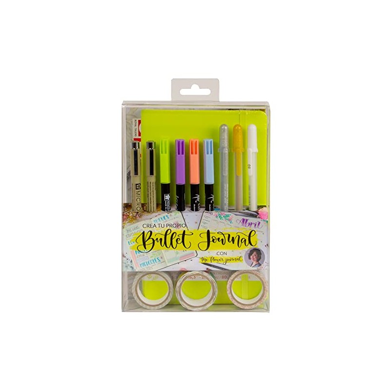 Talens Create Your Own Bullet Journal (Lime Green) with The