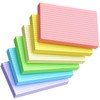 Colored Index Cards 5x8, 120 Count, 6 Color Large Index