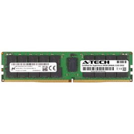 A-Tech 64GB RAM Replacement for Supermicro MEM-DR464L-CL02-ER32 | DDR4 3200MHz PC4-25600 ECC RDIMM 2Rx4 1.2V 288-Pin Registered DIMM Memory Module MTA36ASF8G72PZ-3G2B2