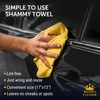 Premium Chamois Cloth for Car - 2pk Mini (17”x13”) +