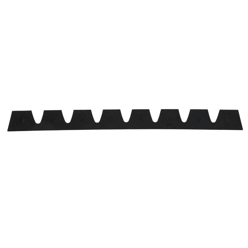 8pcs Front Bumper Scrape Guard Set Rubber Black Universal Bumper