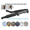 2 Pcs Bastones Senderismo Plegables Trail Running Y Trekking Negro