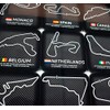 Generic Great Britain Silverstone Circuit Coaster - 90mm x 90mm