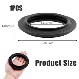 Toilet Seal,110mm Cassette Toilet Lip Seal,Toilet Spares Replacement Toilet Lip Seals Compatible with Thetford Cassette Toilets C200 C250 C400 C500 C2 C3 C4, Caravan Motorhome Toilet Waste Tank Seals