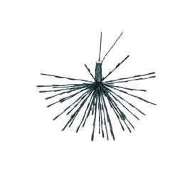 Vickerman 160Lt x 24" Green Starburst Green 5mm LED Lights.