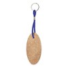 MIBANDERA Floating Keyring Made of Natural Cork with Blue Polyester