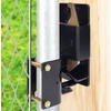 SANKINS 2 Way Heavy Duty Lockable Gate Latch, Black Anti-Sag