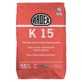 ARDEX K 15 Premium Self-Leveling Underlayment for Smoothing Interior Concrete Floors, Fast-Setting, 55 lbs (25 kg) Bag