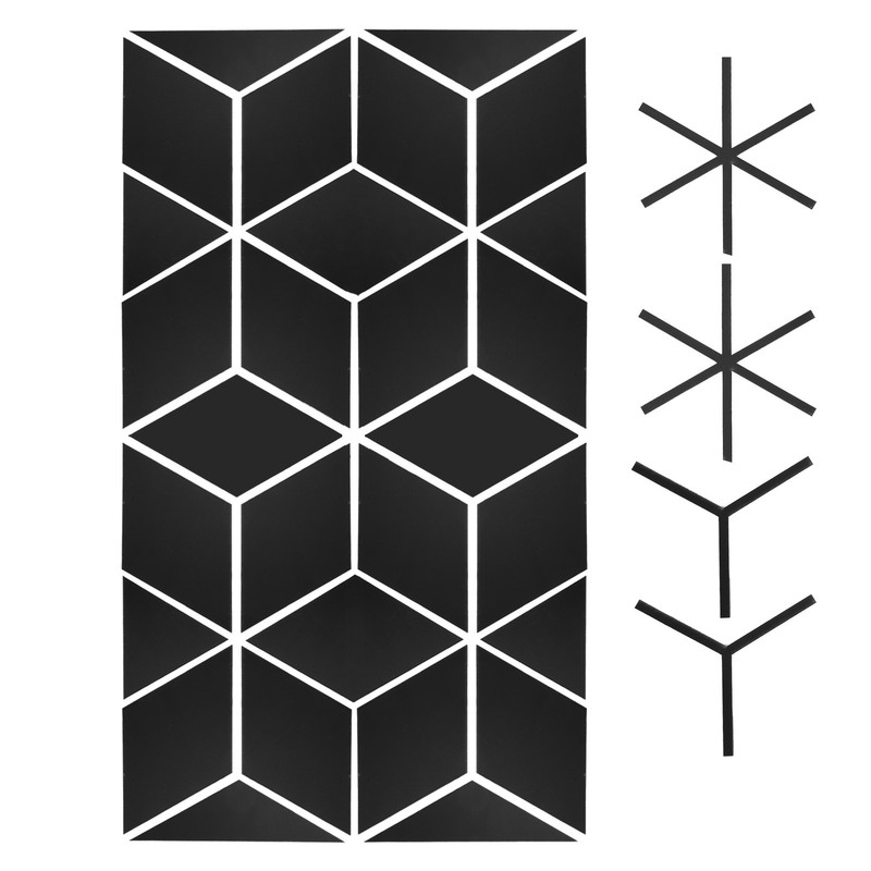 Mirror Wall Stickers Waterproof DIY Acrylic Wall Decals for Living