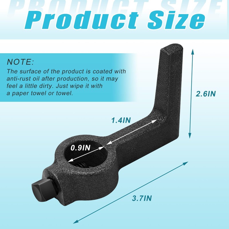 Otoolling 4 Pack Concrete Screed Bracket Screed Bar Bracket for