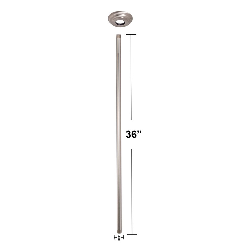 Westbrass 1/2" IPS x 36" Ceiling Mounted Shower Arm with