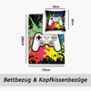 Yasida Gamepad Gamer Bed Linen 135 x 200 cm Boys