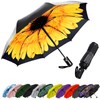 SIEPASA Compact Travel Umbrella - Windproof Auto Open/Close, Lightweight Folding