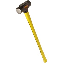 Nupla BD-8ESG Blacksmiths Double Face Sledge Hammer with Ergo Power Handle and SG Grip, 32" Handle Length