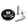 F-ber Luggage Suitcase Replacement Wheels Kit 78x24mm/3.07"x0.94" With ABEC 608zz