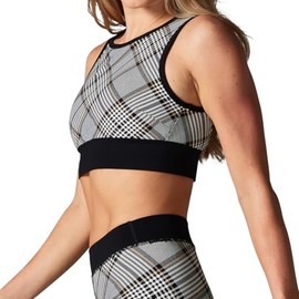 Agility Bra Plaid Medium