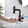 Bietor Bathroom Sink Faucet with 4 Mode Pull Down Sprayer,