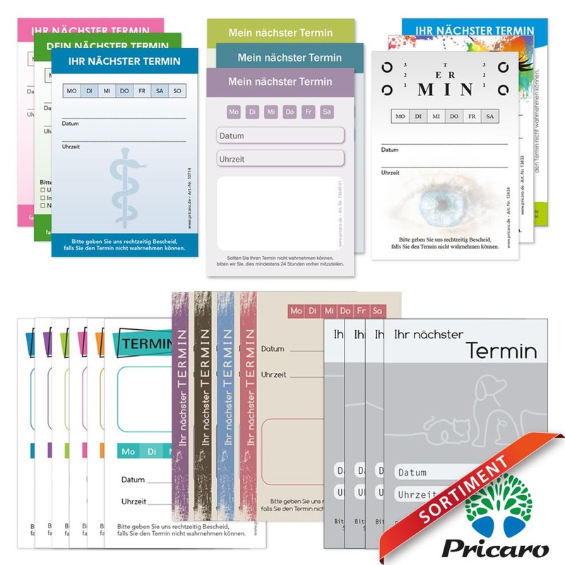 PRICARO Vital and Fit Appointment Pad for Doctors and Medical