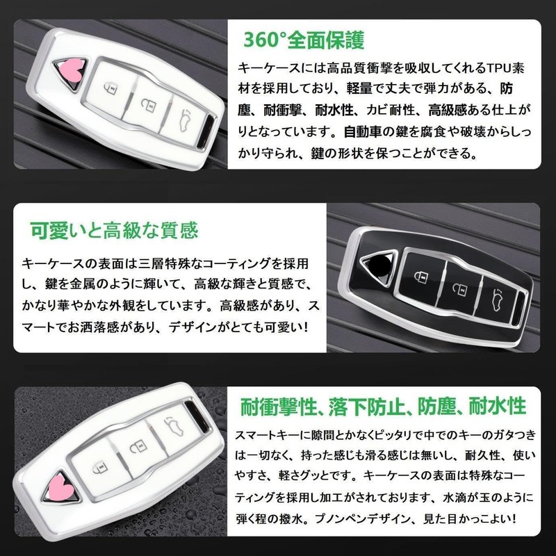 ZANEKO New Outlander Key Case Compatible with Mitsubishi New Outlander