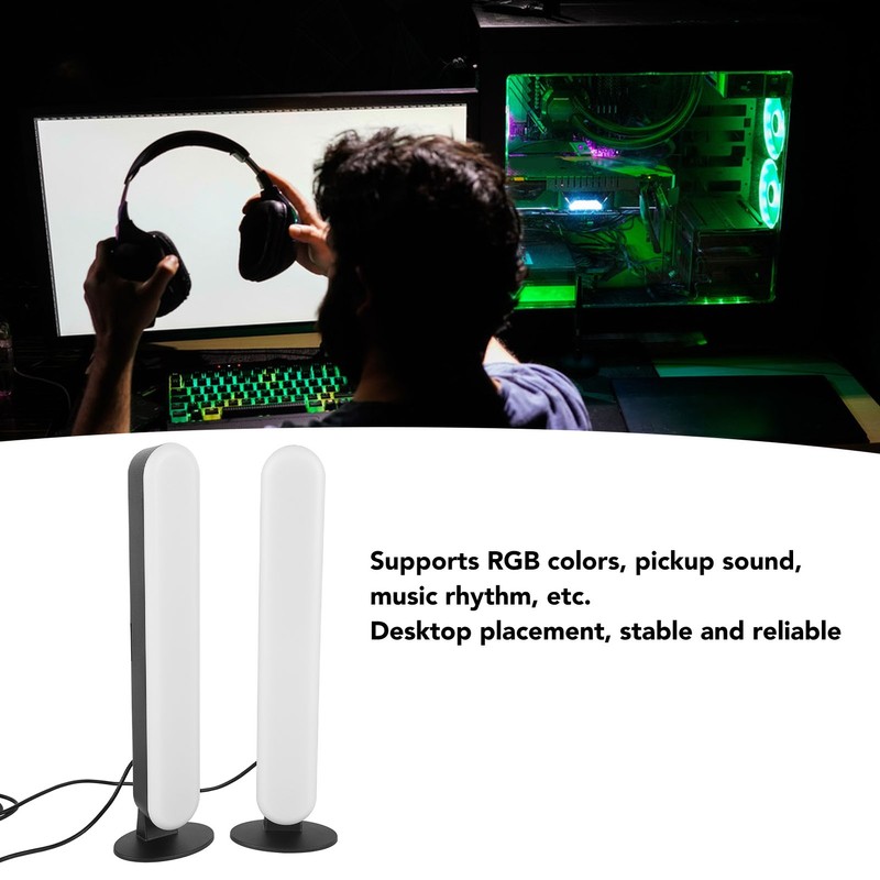 LED Light Bar RGB Dimmable Bluetooth Remote Control Desktop Ambient
