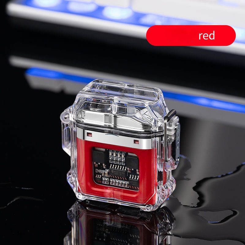 Electric Lighter Double Arc Electronic Pulse Lighter Windproof & Waterproof