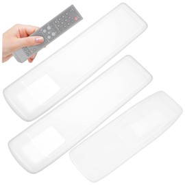 3 Pcs Remote Control Case Protective Remote Shell Remote Bumper Back Cover Protective Controller Sleeves Shockproof Remote Covers Clear Remote Cover Detachable Protector
