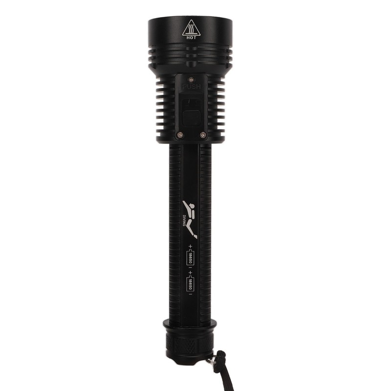 T40 Diving Flashlight Magnetron Switch Strong Light Dive Torch IPX8