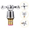 DOITOOL Cross Arm Faucet Handle Tap Head Replacement 2pcs Handle
