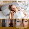 Thickened Satin Pillowcase for Zelimun Cervical Pillow, Contour Pillow Case,