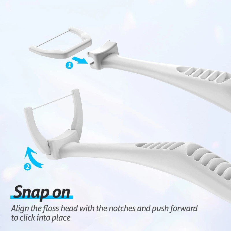 Razoko Dental Floss Picks Clean Dental Flossers Kit with 2