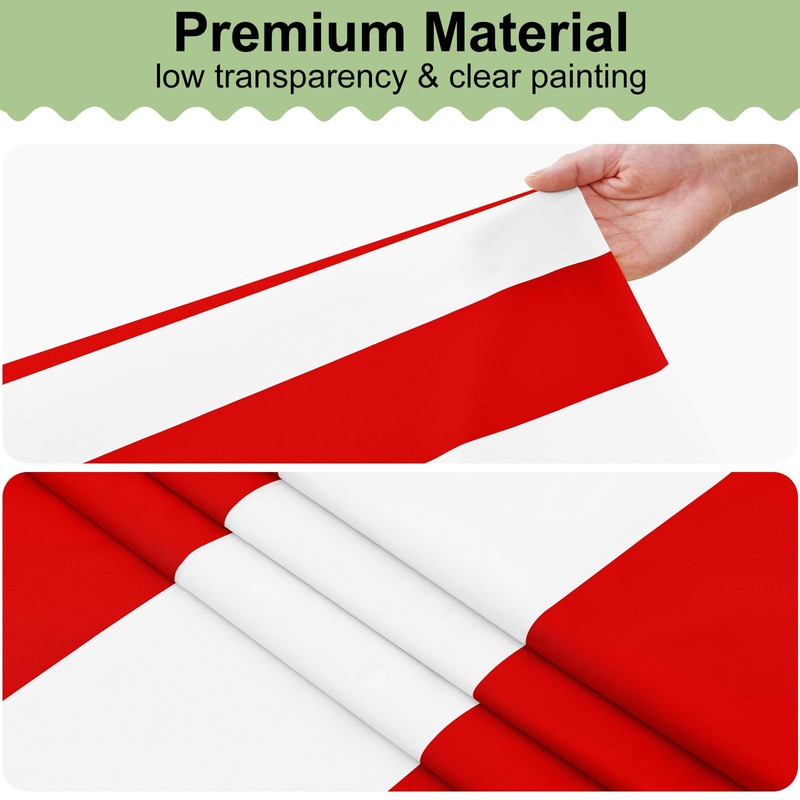 misaya 3 Packs Striped Disposable Table Cloth, 54 x 108