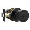 Haidms 1 Pack Matte Black Door Knobs Interior, Privacy Door