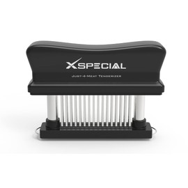 XSpecial Meat Tenderizer Tool 48 Blades Stainless Steel - Kitchen Cooking Gadgets Tools with Ultra Sharp Needle That Makes Steak & Chicken Tender - No More Hammer, Meat Pounder Or Mallet