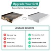 Stainless Steel Drip Tray Heat Baffle Replacement for Traeger BAC012,