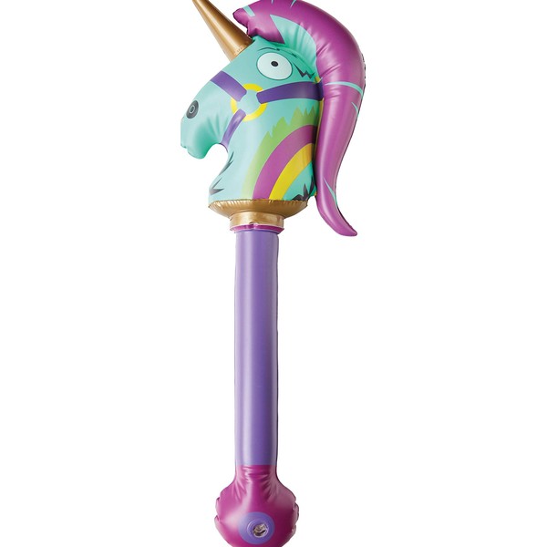 Rubie's Official Fortnite Rainbow Smash Inflatable Pick Axe, Costume Accessory