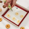 Two Piece Set of Silicone Baking Mat, Made of Platinum