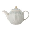 Bloomingville Maple 82058612 Teapot Stoneware in Blue with a Volume