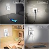 JackonLux Night Lights Plug Into Wall 2 Pack Rechargeable Battery