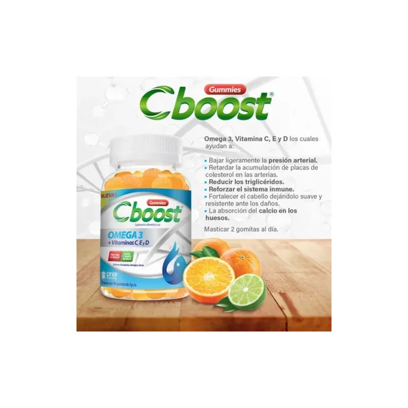 Gomitas Omega Vitamina 90u Boost