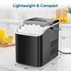 HealSmart Countertop Ice Maker Machine Self-Cleaning with Scoop Basket &