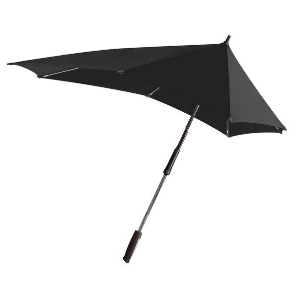 Senz° XXL Windproof Umbrella, Rain Gear, Sun Umbrella, Parasol, Golf, Sun or Rain, UV Protection, pure black