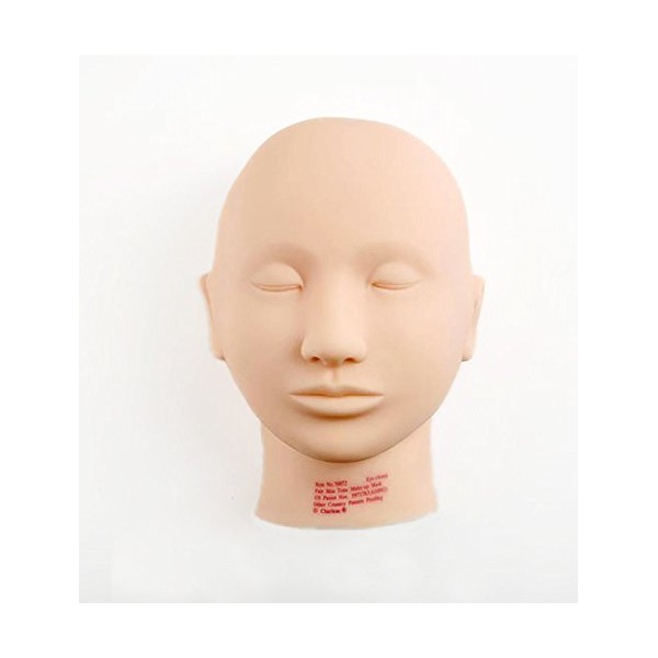 Charlene® Erasable Makeup Mask for Makeup Training and Practicing (Closed-Eye,