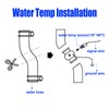 SPEEDWOX 32mm 1-1/4 Inch Water Coolant Temperature Sensor Adapter, Aluminum