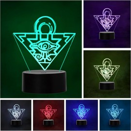 Wolostore LED Lamp Anime Manga Puzzle Millennium Colour Changing USB Night Light & Decoration